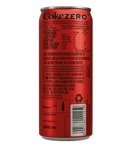 Coca-Cola Zero Sugar Soft Drink Can thumbnail 2