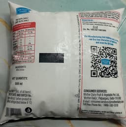 Mother Dairy Full Cream Milk thumbnail 3